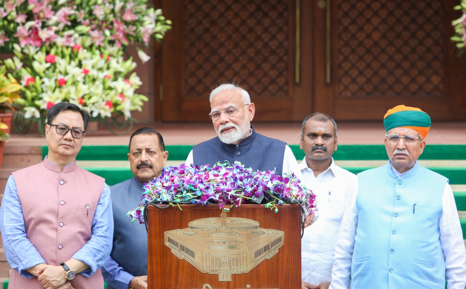 प्रधानमंत्री नरेन्द्र मोदी ने संसद के मानसून सत्र को देश की सामूहिक उपलब्धियों का सच्चा उत्सव बताया