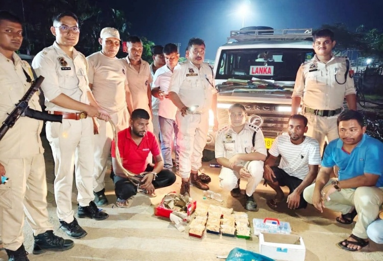 হোজাইৰ লংকা তিনিআলিত বুজন পৰিমাণৰ মাদক দ্রব্যসহ এজন সৰবৰাহকাৰীক আটক