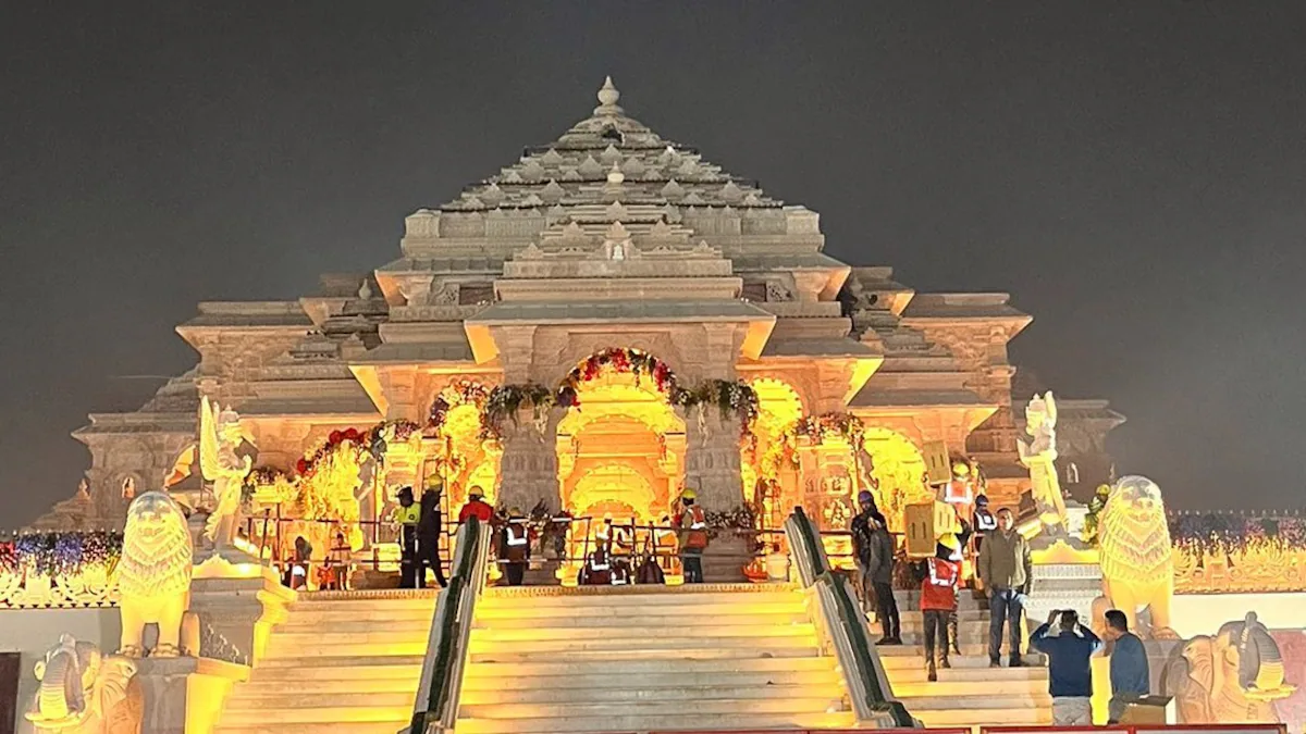 राम मंदिर इसी वर्ष दिसंबर तक पूरा बनकर तैयार हो जाएगा: श्रीराम मंदिर निर्माण समिति के अध्यक्ष नृपेंद्र मिश्र ने कहा कि
