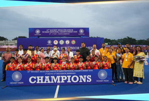 Hockey Jharkhand Clinch 5th Straight Sub-Junior Women’s Title