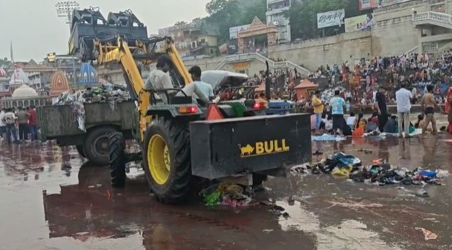कांवड़ मेला सम्पन्न होने के बाद हरिद्वार नगर निगम नेे विशेष सफाई अभियान शुरू किया