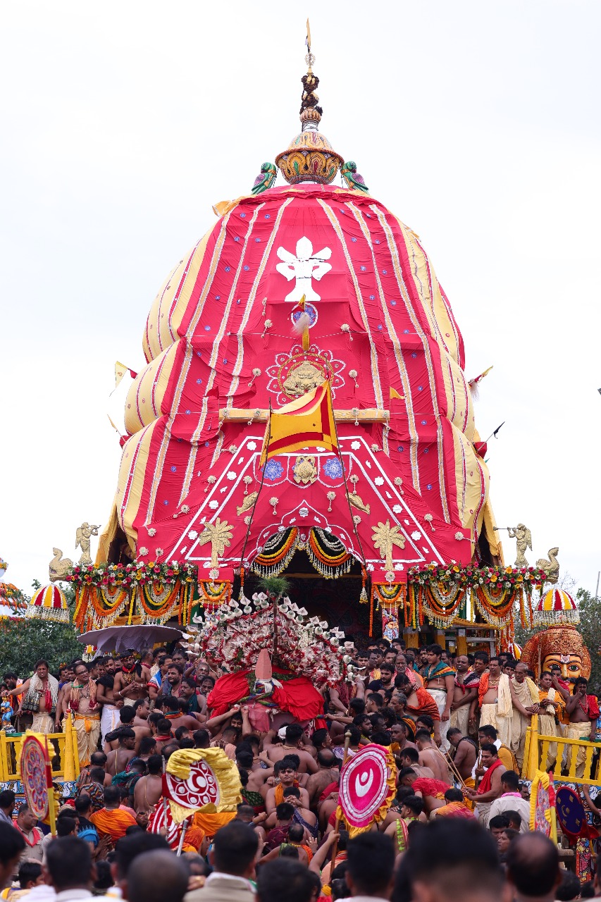 Odisha: Lord Jagannath’s ‘Bahuda Yatra’ begins with ceremonial rituals