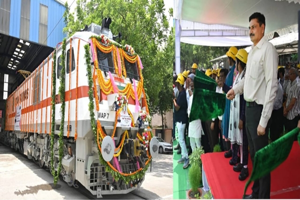 Banaras Locomotive Works rolls out 2,500th electric locomotive