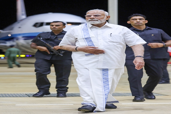PM Modi Participates In Aadi Thiruvathirai Celebrations Honouring Rajendra Chola I in Tamil Nadu