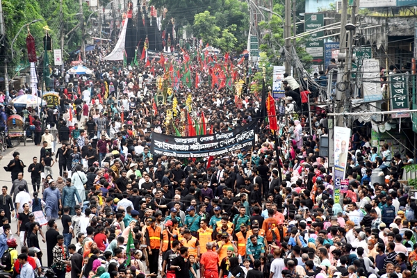 Bangladesh Observes Holy Ashura with Solemnity and Tajia Procession in Dhaka