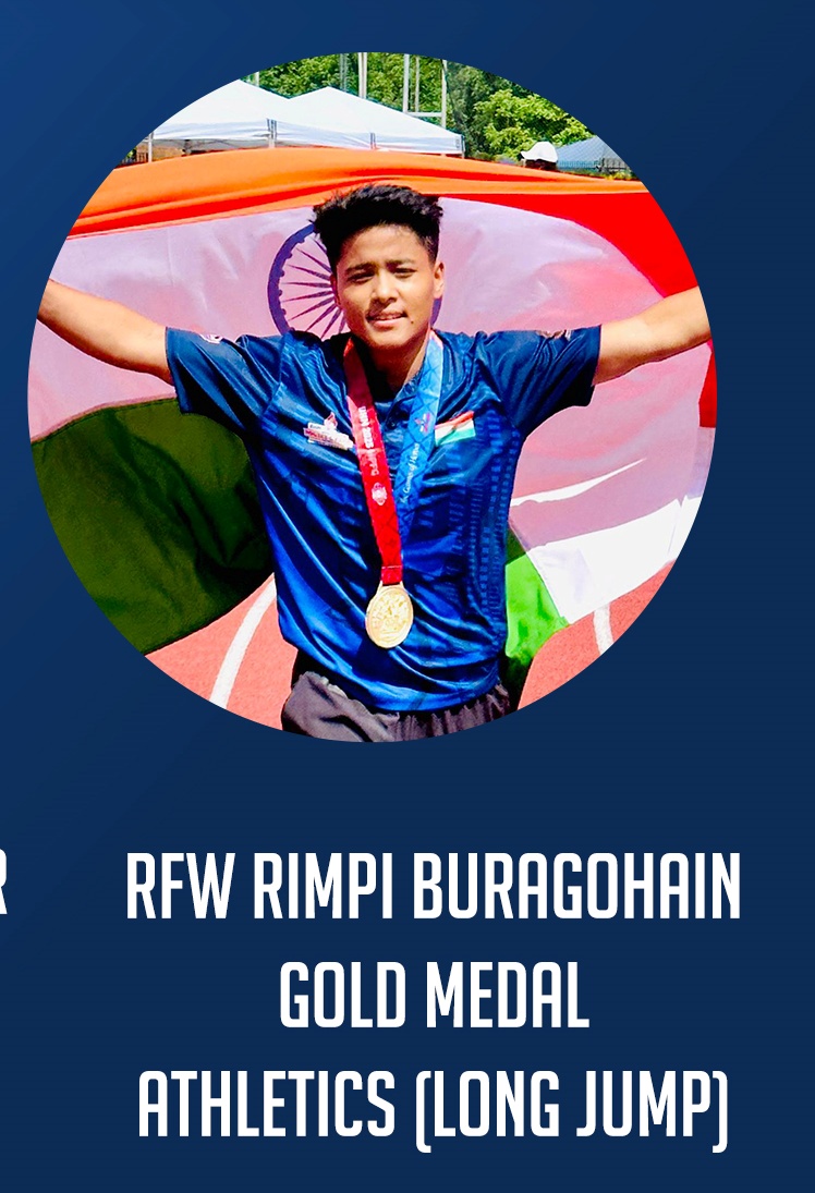 আমেৰিকাৰ বার্মিংহামত বিশ্ব আৰক্ষী চেম্পিয়নশ্বিপত অসমৰ ৰিম্পী বুঢ়াগোহাঁইৰ স্বর্ণপদক