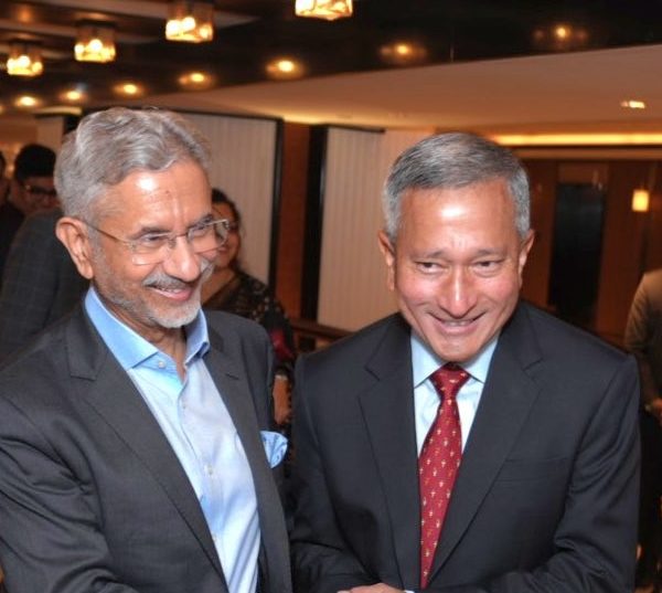 EAM S Jaishankar reviews bilateral cooperation with his Singaporean counterpart Vivian Balakrishnan