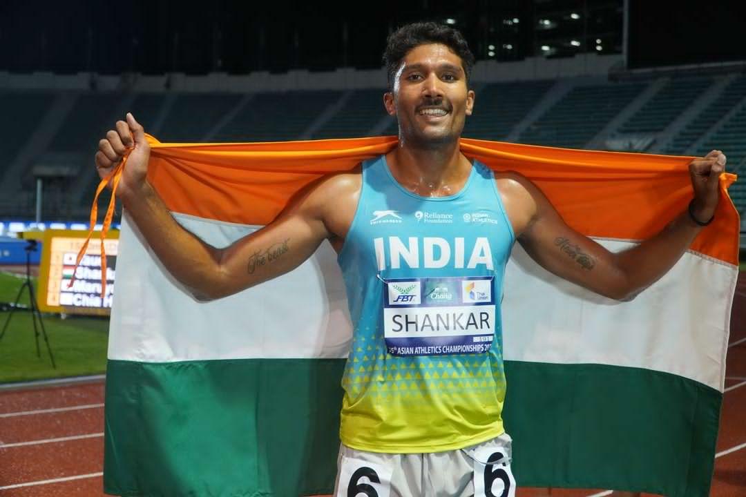 Tejaswin Shankar Sets New National Decathlon Record with 7,826 Points in Poland