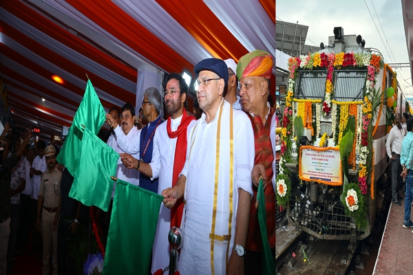 New Express Train from Hyderabad to Jodhpur Flagged Off