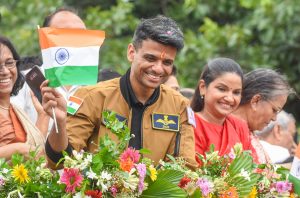 UP: Lucknow residents welcome local boy, Astronaut Shubhanshu Shukla