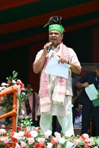 বি টি চিৰ পৰ্বতঝোৰাত জনসভাত মুখ্যমন্ত্রী ড° হিমন্ত বিশ্ব শৰ্মাৰ অংশগ্ৰহণ