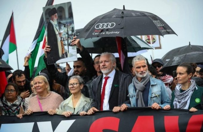 ऑस्ट्रेलियात सिडनीमध्ये पॅलेस्टाईनच्या समर्थनार्थ रॅली