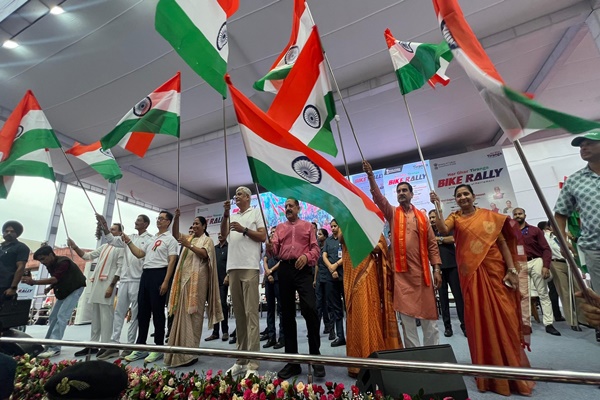 Ministry of Culture organises Tiranga Bike Rally under Har Ghar Tiranga Campaign in New Delhi