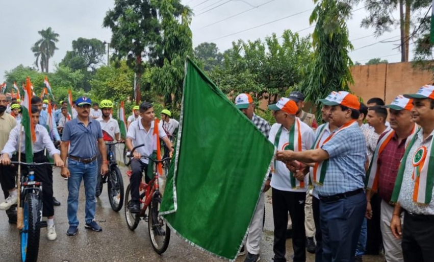 J&K: Kathua organises mega cycle rally under Har Ghar Tiranga campaign