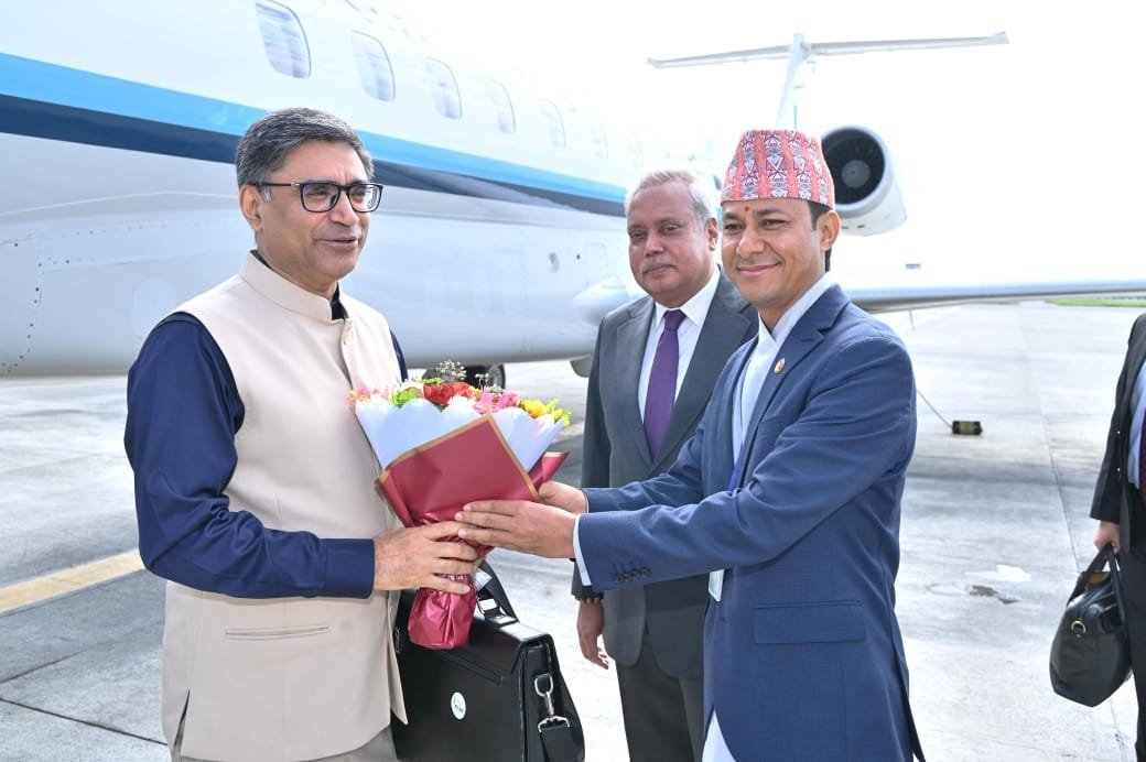 भारत के विदेश सचिव विक्रम मिसरी नेपाल की दो दिन की यात्रा पर काठमांडू पहुंचे