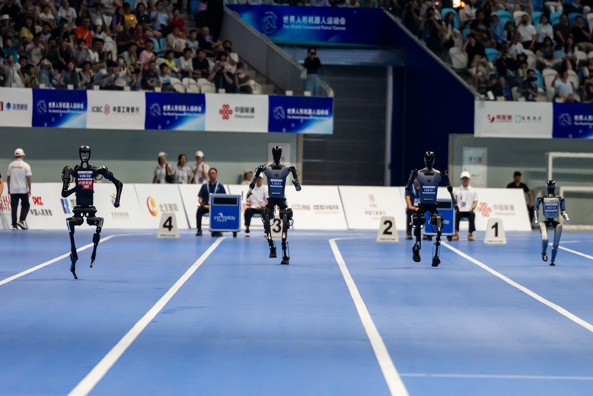 500+ Humanoid Robots Compete at World Robot Games in Beijing