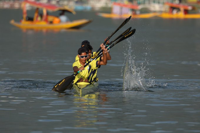 पहला खेलो इंडिया जल क्रीड़ा महोत्‍सव आज से जम्मू-कश्मीर की डल झील में शुरू