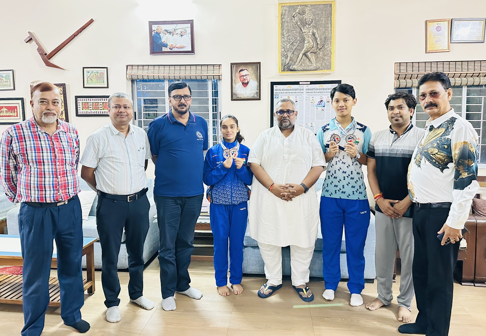 बाटुमी इंटरनेशनल वुशु चैंपियनशिप में झारखंड के खिलाड़ियों ने शानदार प्रदर्शन किया