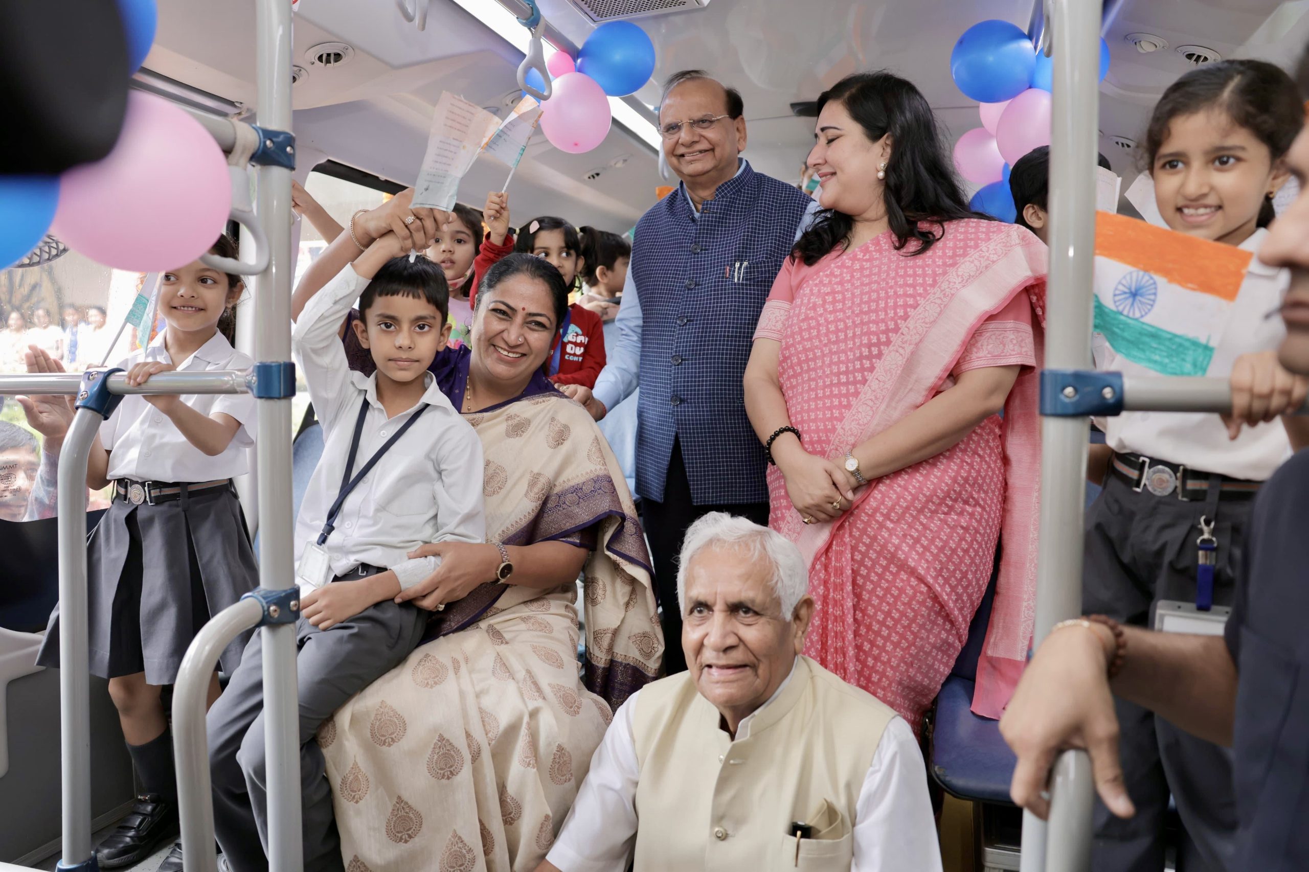 Delhi CM launches new fleet of electric school buses to Curb Pollution