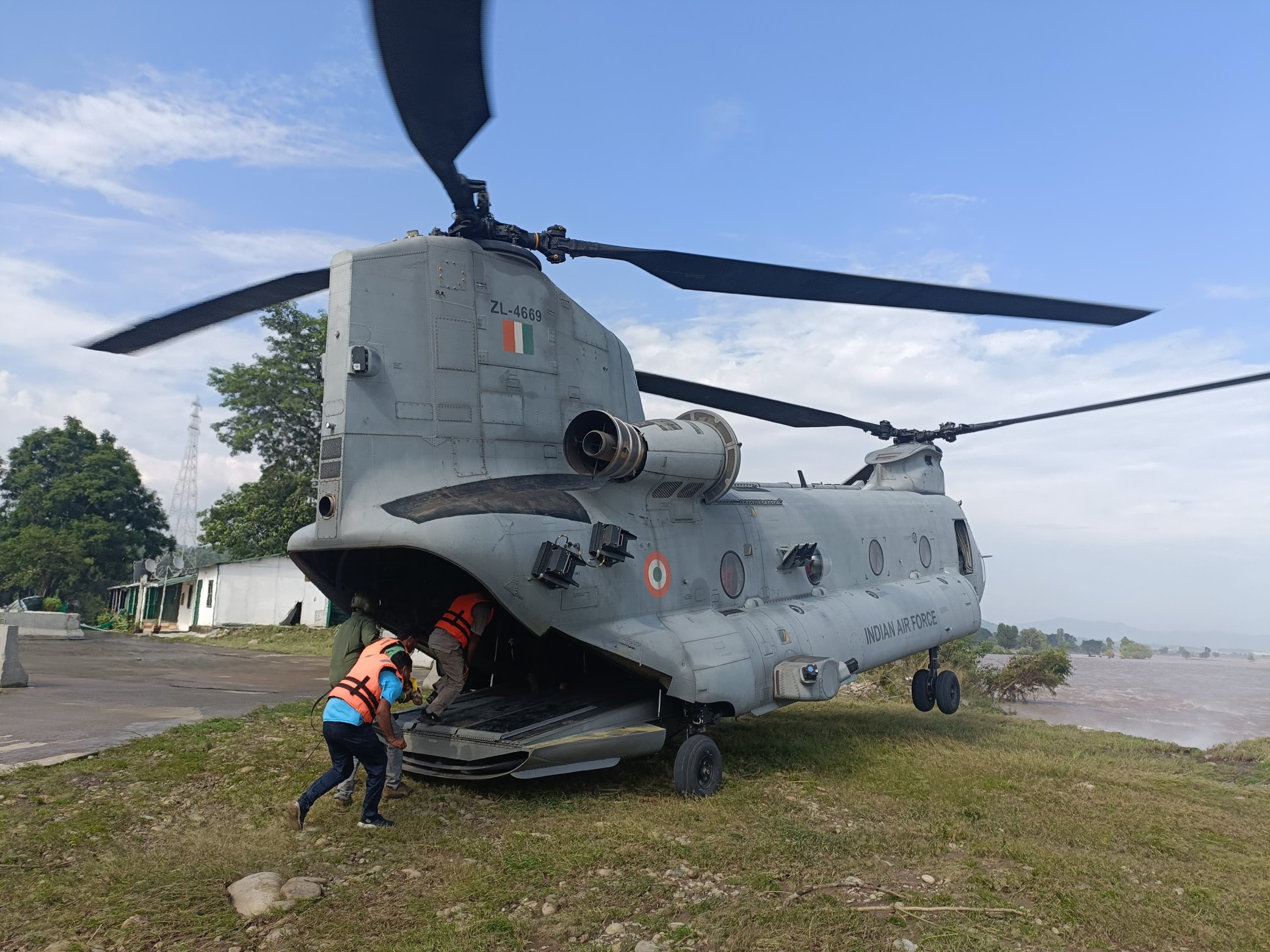 Indian Air Force launches extensive relief and rescue operations in Jammu region and northern Punjab following floods triggered by heavy rains