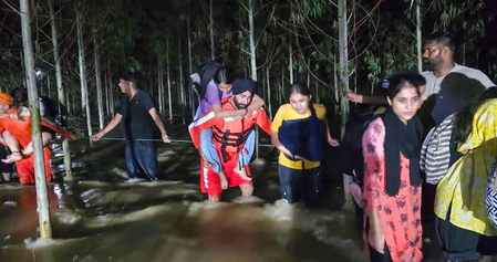 एनडीआरएफ ने हिमाचल प्रदेश के कांगड़ा और चंबा में बड़े पैमाने पर बचाव और निकासी अभियान चलाया