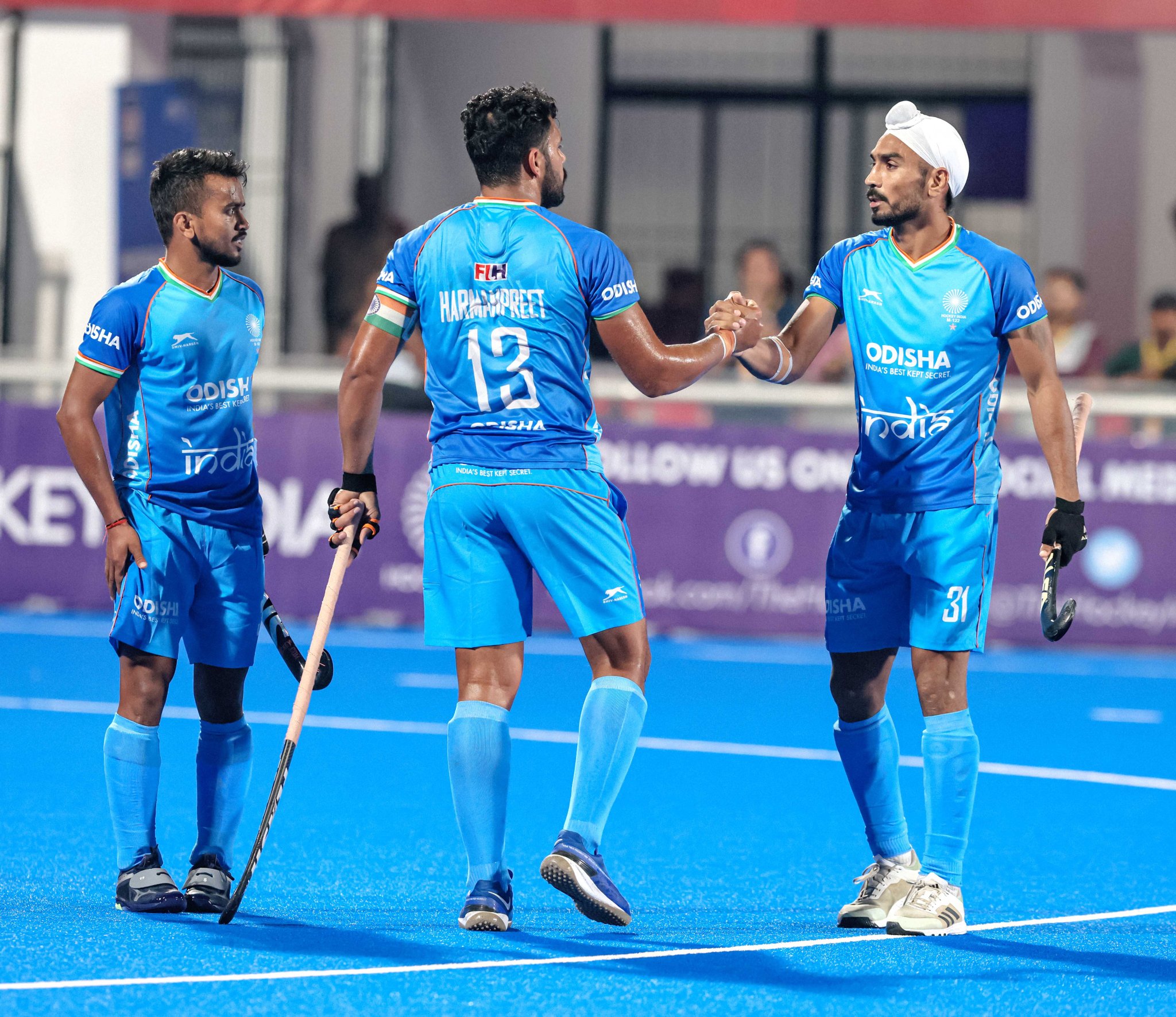 बिहार के राजगीर में भारत ने एशिया कप पुरूष हॉकी टूर्नामेंट में चीन को 4-3 से हराया