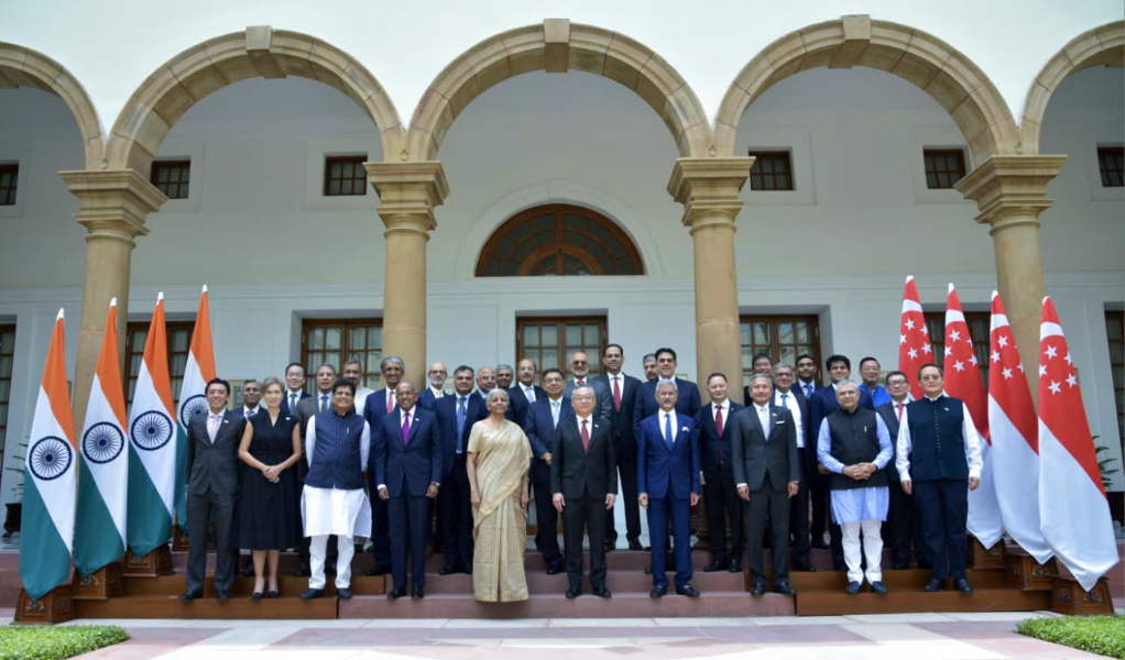 নতুন দিল্লীত ভাৰত-ছিংগাপুৰ মন্ত্ৰী পৰ্যায়ৰ ঘূৰণীয়া মেজমেলৰ তৃতীয়লানি বৈঠক