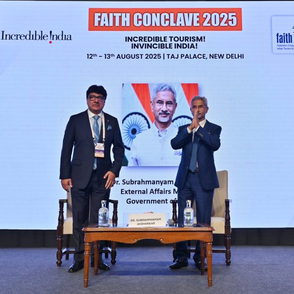EAM Jaishankar Highlights Atmanirbharta as Key to India’s Resilience and Growth at Tourism Faith Conclave