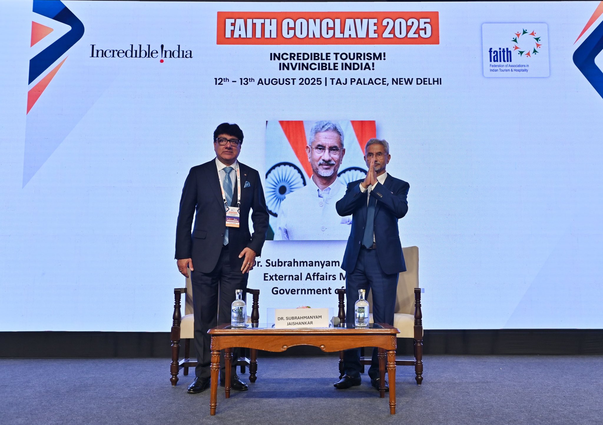 EAM Jaishankar Highlights Atmanirbharta as Key to India’s Resilience and Growth at Tourism Faith Conclave
