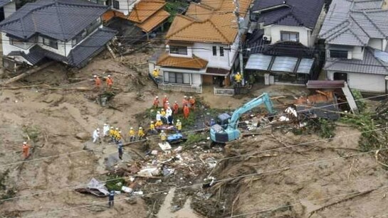 Japan Meteorological Agency issues warnings of landslides amid torrential rains
