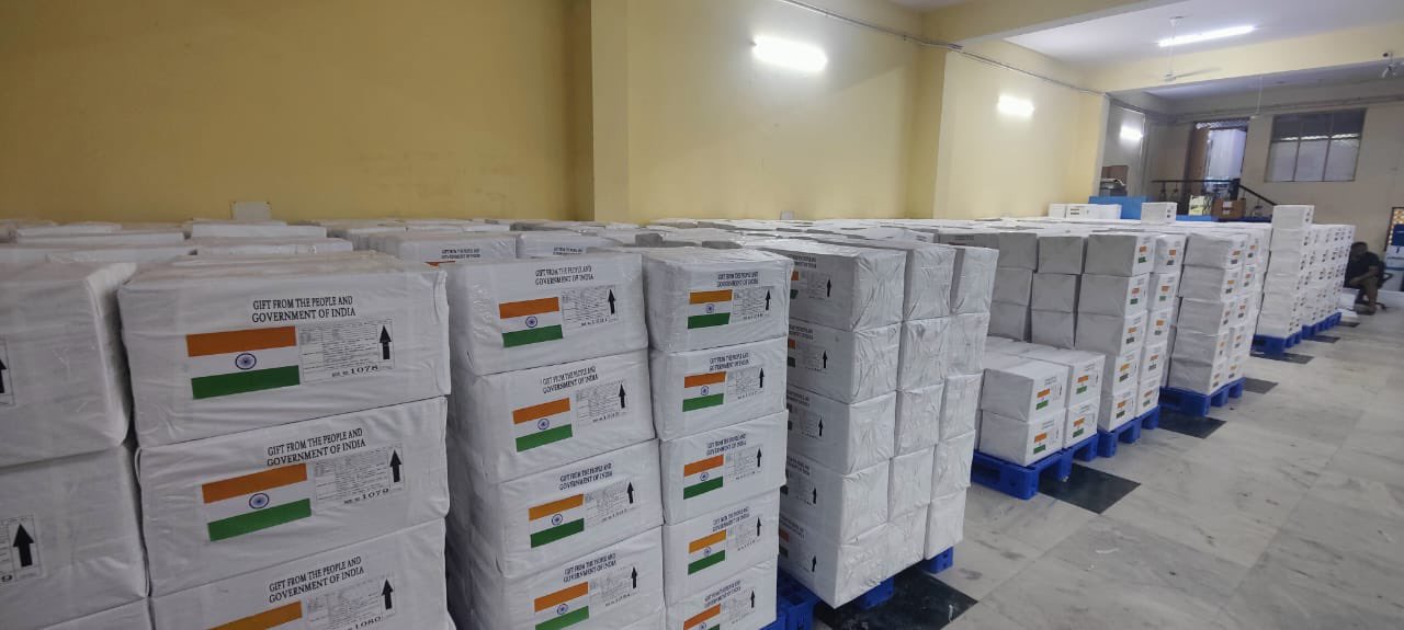 भारत ने पेरू को भेजी मानवीय सहायता की खेप