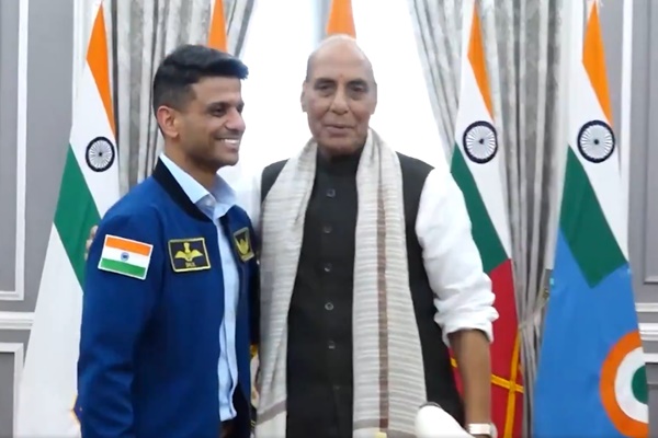 Def Min Rajnath Singh underlines pivotal role of IAF in country’s space programme