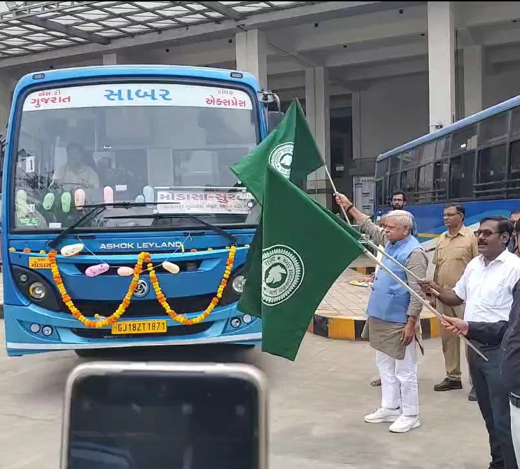 રાજ્ય સરકાર દ્વારા અરવલ્લી જિલ્લાને નવીન બસની ફાળવણી કરવામાં આવતા નવા રૂટની શરૂઆત કરવામાં આવી