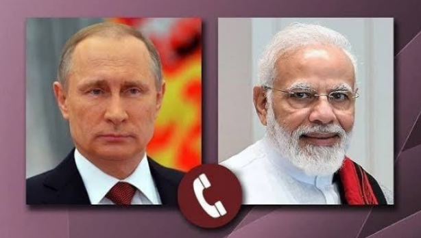 प्रधानमंत्री नरेन्‍द्र मोदी ने रूस के राष्‍ट्रपति व्‍लादिमीर पुतिन से की विस्‍तृत बातचीत