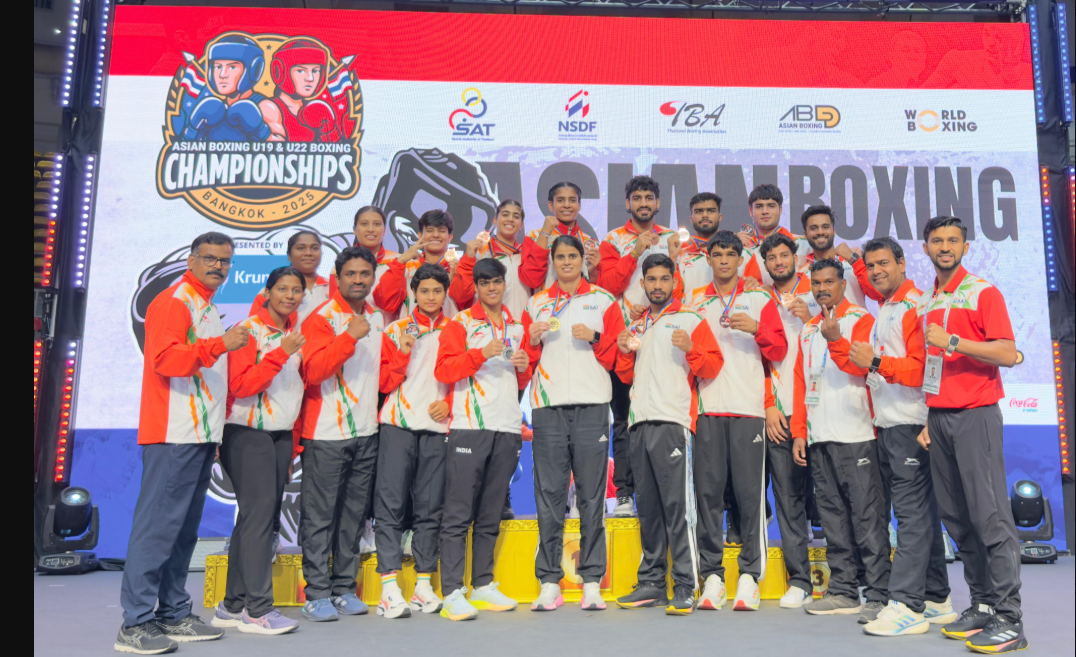 India Bags 27 Medals at Asian U19 & U22 Boxing Championships 2025; Ritika Wins Gold in Women’s 80+kg Category