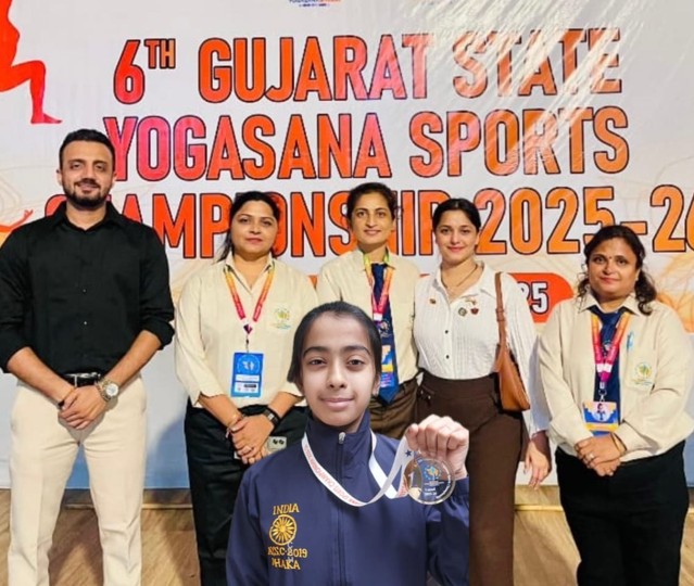 ભાવનગરનાં ઋચા ત્રિવેદીએ રાજ્યકક્ષાની યોગાસન સ્પર્ધામાં સુવર્ણ ચંદ્રક જીત્યો