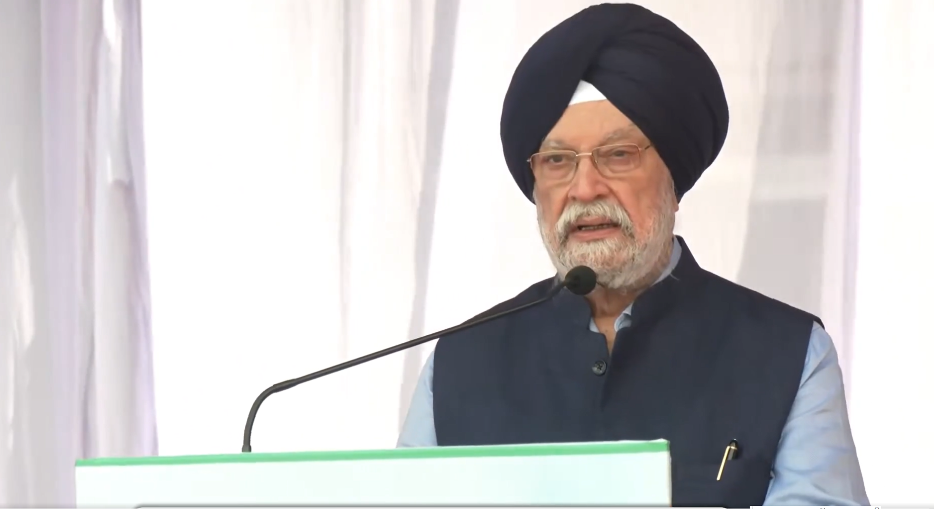 देश की जीडीपी की वृद्धि दर 7.8% होने से ऊर्जा खपत पर सकारात्मक प्रभाव पड़ेगा: हरदीप सिंह पुरी