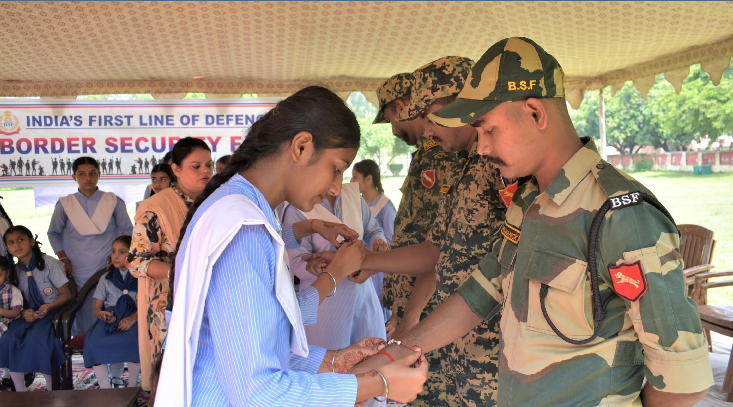 BSF Troops Celebrate Raksha Bandhan Away from Home, Guarding Borders