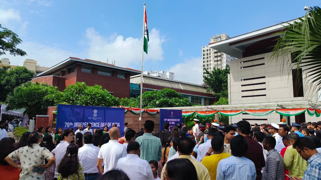 High Commission of India celebrates 79th Independence Day in Bangladesh