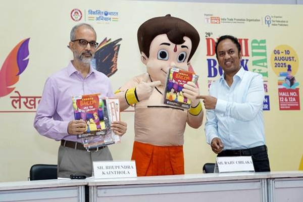 Chhota Bheem Comic Book Launched to Promote Reading Among Children