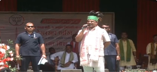 বি টি চিৰ পৰ্বতঝোৰাৰ জনসভাত মুখ্যমন্ত্রীৰ অংশগ্ৰহণ