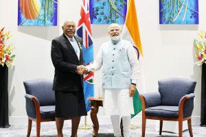 प्रधानमंत्री नरेंद्र मोदी आज फिजीच्या प्रधानमंत्र्यांना भेटणार