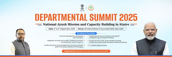 Ayush Ministry to Host Departmental Summit on National Ayush Mission and Capacity Building in States