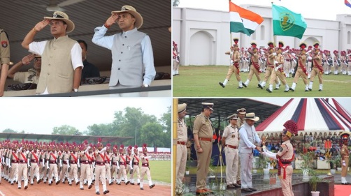 দেৰগাঁৱৰ লাচিত বৰফুকন পুলিচ একাডেমীত গোৱা আৰক্ষীৰ নৱনিযুক্ত কনিষ্টবলৰ দীক্ষান্ত সমাৰোহ