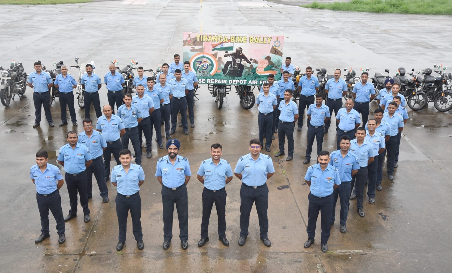 Tiranga Bike Rally Held by IAF’s 3BRD in Chandigarh to Mark Independence Day