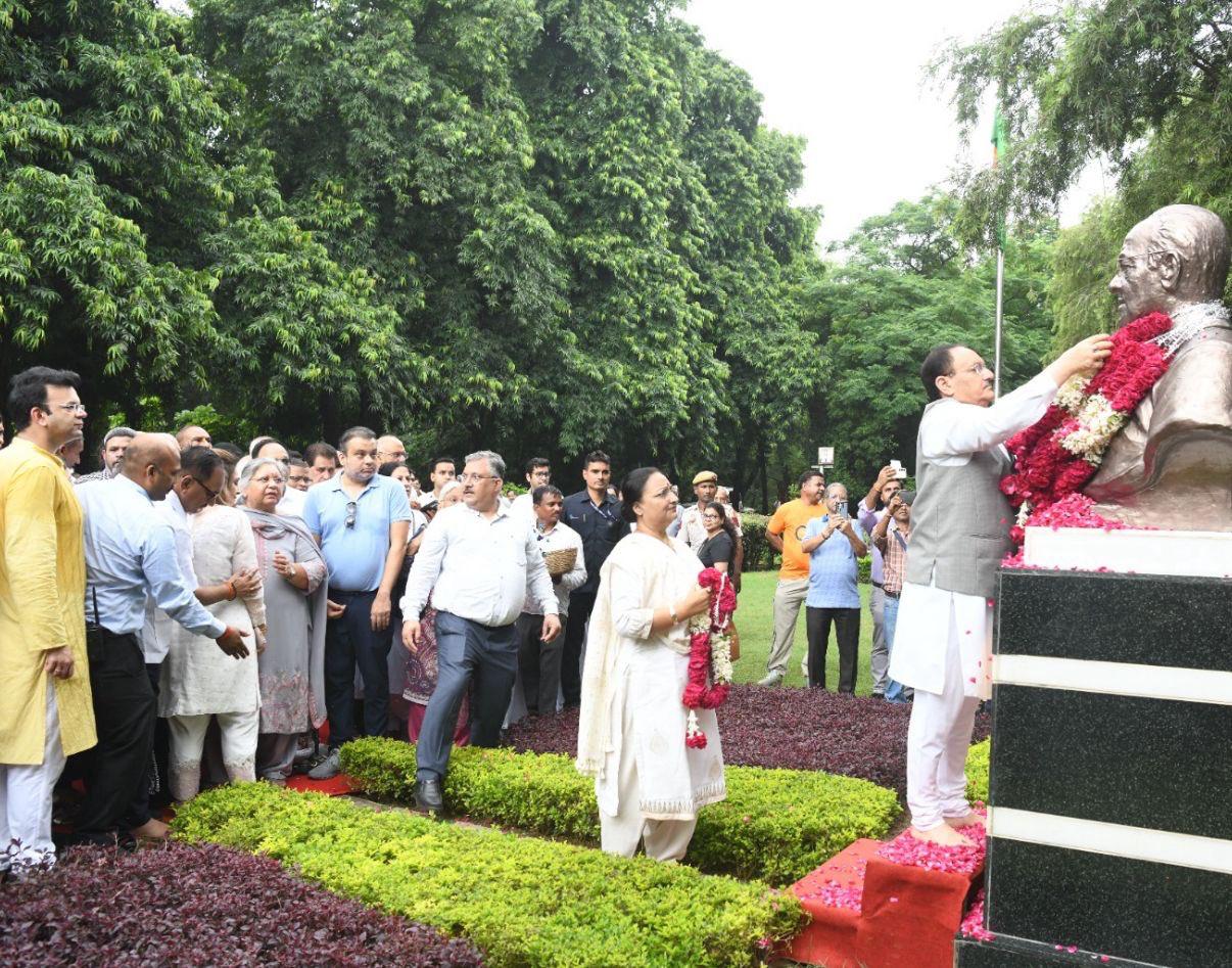 भाजपा नेताओं ने दी पूर्व केन्द्रीय मंत्री अरुण जेटली को श्रद्धांजलि