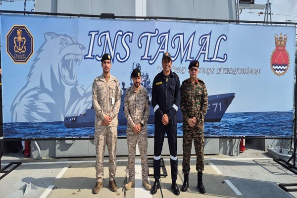 Indian Naval ships Tamal & Surat arrive at Jeddah port for naval exchanges 