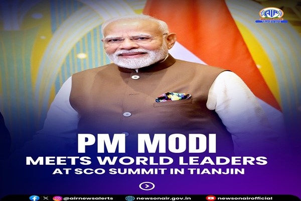 PM Modi Meets World Leaders at SCO Summit in Tianjin