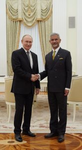 EAM Dr. S Jaishankar calls on Russian President Vladimir Putin in Moscow