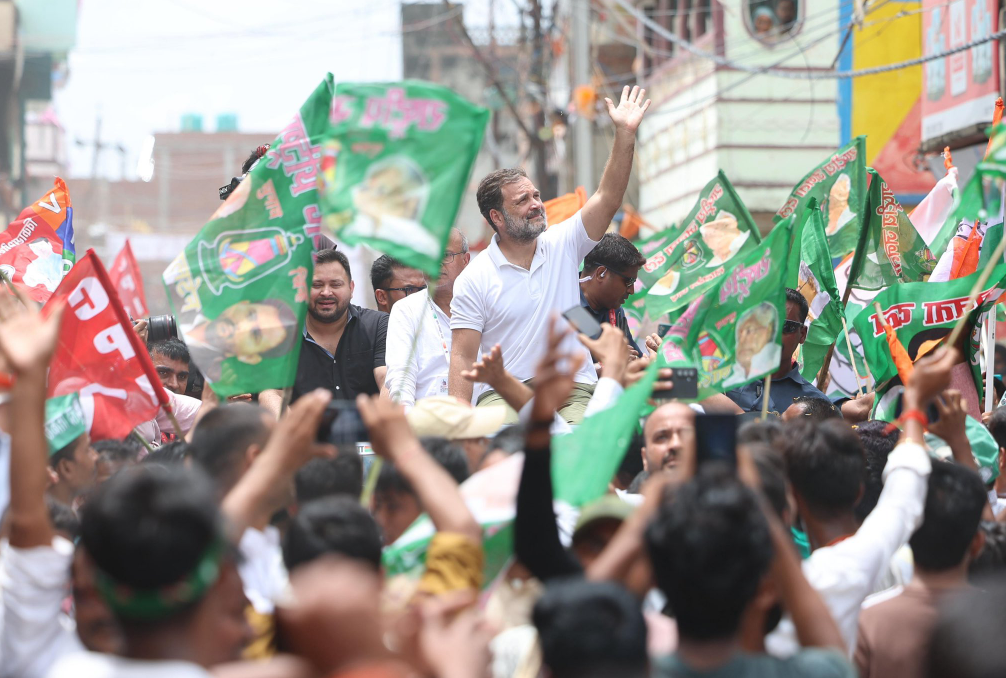 Senior Congress leader Rahul Gandhi’s Voter Rights Yatra Enters Second Day in Bihar